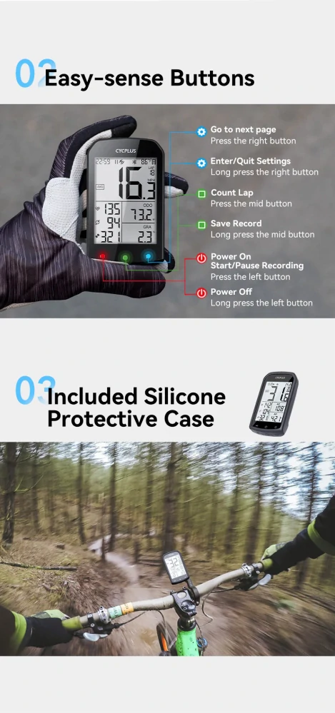 CYCPLUS M1 GPS Bike Computer