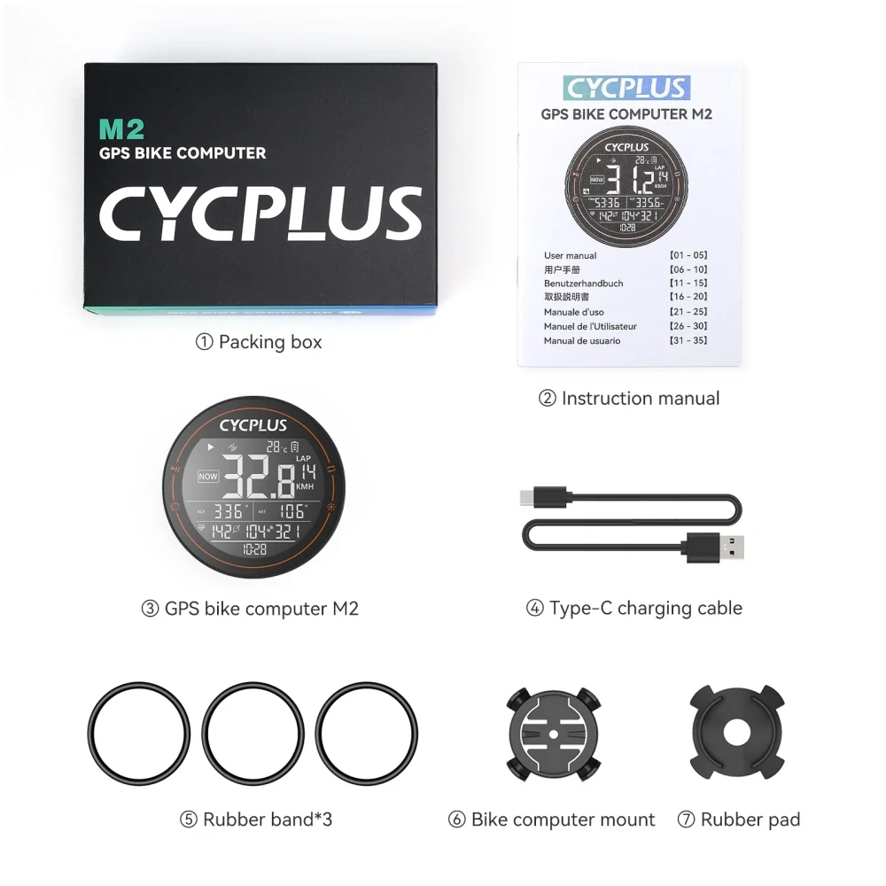 CYCPLUS M2 GPS Bike Computer