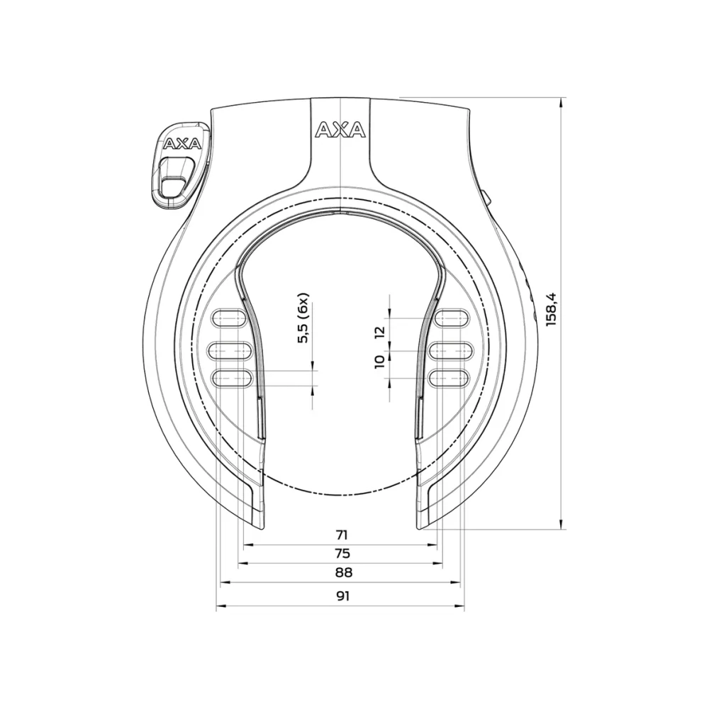 AXA Victory Retractable (black)