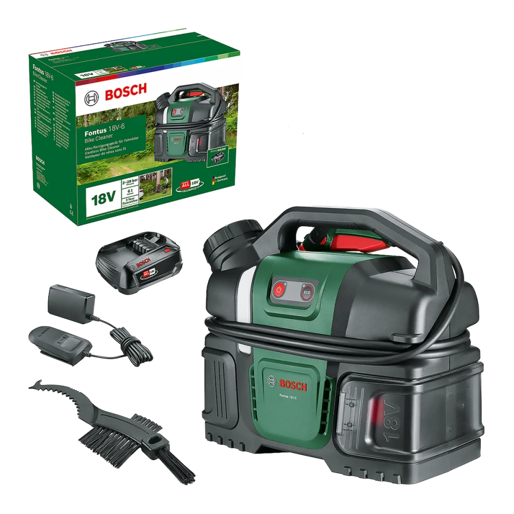 BOSCH Fontus 18V-6 Cordless Bike Cleaner