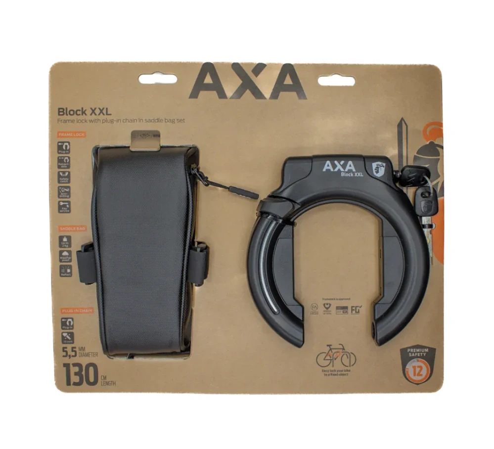 AXA Block XXL Retractable + ULC 5,5-130 + brašna