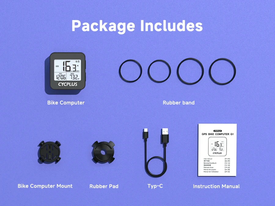 CYCPLUS G1 Mini GPS Bike Computer