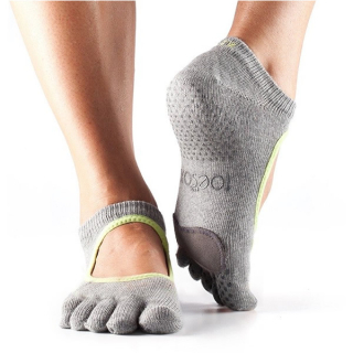 ToeSox Plié Šedozelené vel. S