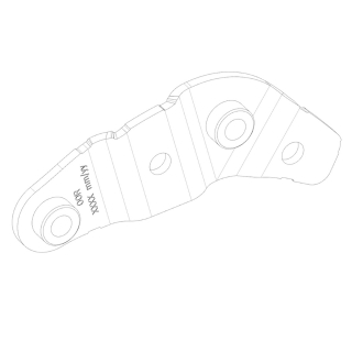 Mounting plate, long right (BDU37YY)