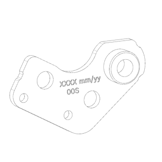 Mounting plate, short right (BDU37YY)