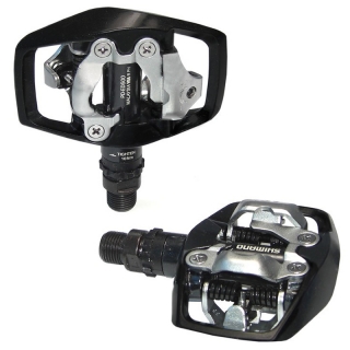 SHIMANO pedály MTB-ostatní PD-ED500, SM-SH56, bez odrazek černé