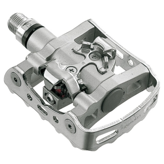 SHIMANO pedály MTB ostatní PD-M324 SPD zarážky SM-SH56 bez odrazek stříbrné
