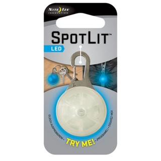 Svítící přívěšek NiteIze SpotLit Eco Modrá LED