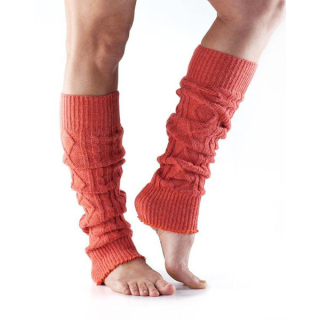 ToeSox Leg Warmers Knee Hight oranžové