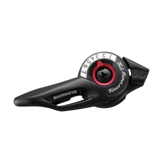 SHIMANO řadící páčka TOURNEY SL-TZ500 pravá 7 rychl objímka bal/nebal