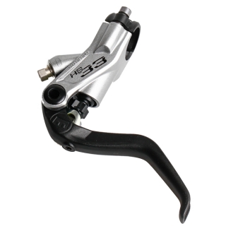 Master HS33 silver, suitable for mounting left or right, 4-finger lever blade, black (PU = 1 piece)