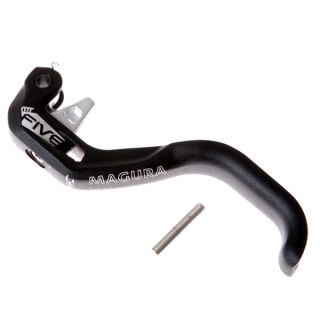 Lever blade HC for MT5, 1-finger aluminum lever blade, Reach Adjust with tool, from MY2015 black (PU = 1 piece)