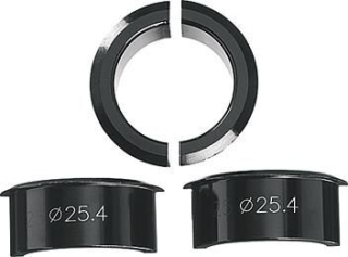 ERGOTEC spacer sleeve for stems from 31,8mm to 25,4mm handlebar clamp