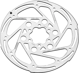 TRP RS02M 160 mm, (1,8,mm) 6 děr