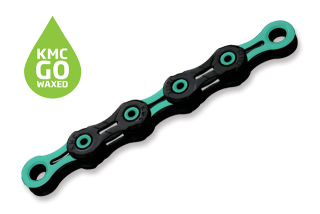 KMC DLC11 WAXED Black/Celeste 118 článků