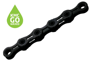 KMC DLC11 WAXED Black/Black 118 článků