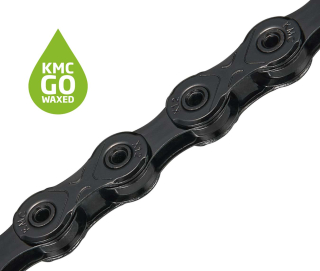 KMC DLC12 WAXED Black/Black 126 článků