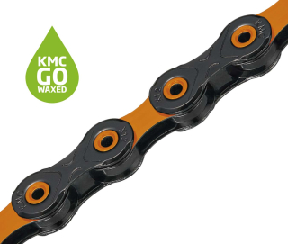 KMC DLC12 WAXED Black/Orange 126 článků