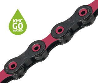 KMC DLC12 WAXED Black/Pink 126 článků