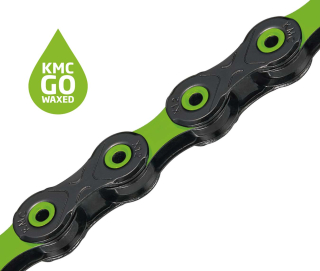 KMC DLC12 WAXED Black/Green 126 článků