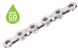 KMC X12 WAXED Silver 126 článků