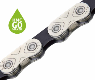 KMC X FLAT TiN Silver/Black 126 článků