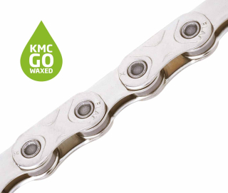 KMC X FLAT Silver 126 článků