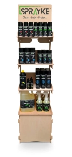 SPRAYKE COMPONIBLE WOOD DISPLAY