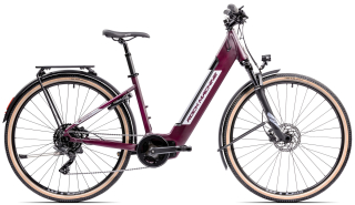 Rock Machine Crossride INT e450 Lady Touring vínová (175-195 cm)