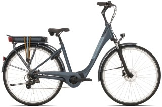 Rock Machine Cityride e100 SD stříbrná/modrá (170-190 cm)