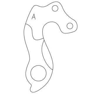 MERIDA Derailleur Hanger 8317-0000P černá