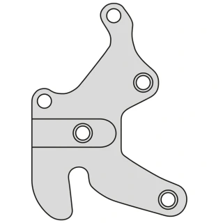 MERIDA Derailleur Hanger DH-020 L černá