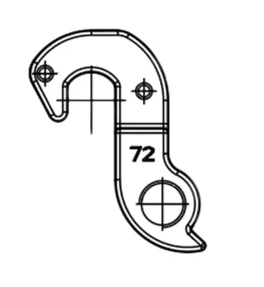 MERIDA Derailleur Hanger DH-072