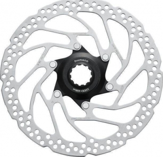 SHIMANO brzdový kotuč ALTUS SM-RT30 center lock 180 mm + lock ring vnitřní+vnější pouze pro resin de