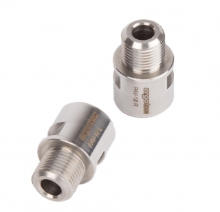 Ergotec Pedal Axle adapter 9/16" stříbrný
