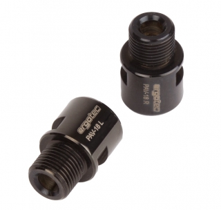 Ergotec Pedal Axle adapter 9/16" černý