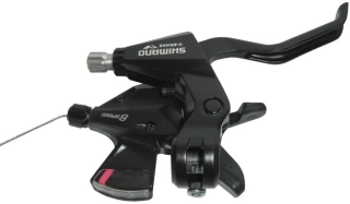 SHIMANO řad/brzd. páka ALTUS ST-M310 MTB/trek pro V-brzdy pravá 8 rychl černá 2 prstá bal