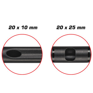 Ergotec LOW RISER BAR I 31,8/780mm, 12°/+5° černá