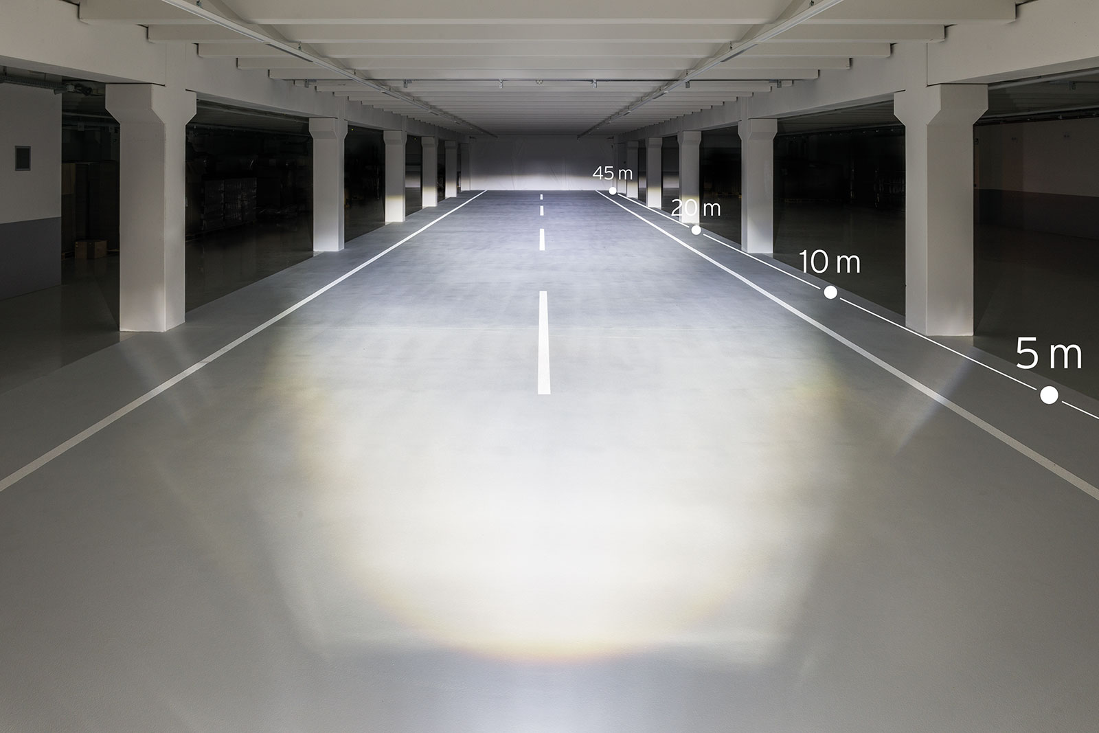 Svit světla na kolo až 45m